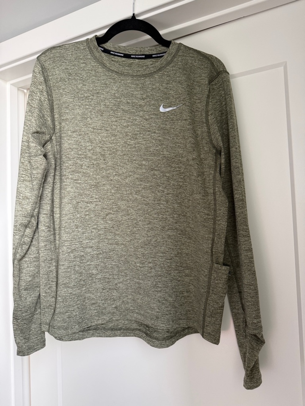 Nike Olive Heather Crewneck Sweatshirt - Women's